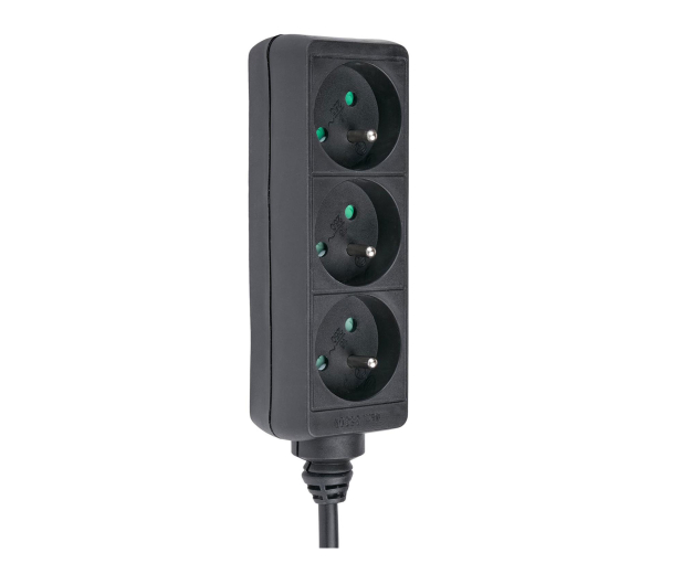 HAMA Listwa zasilająca Standard 3gn, 3m, czarna, bez włącznika - 1416390 - zdjęcie 3
